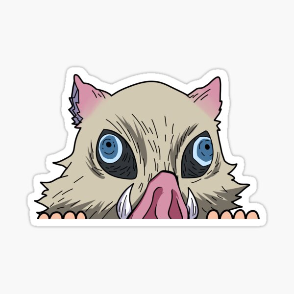 Inosuke Peeker Sticker