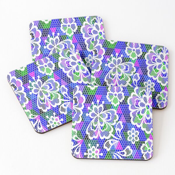 Item preview, Abstract Blue Lace Pattern designed and sold by JMWCD.