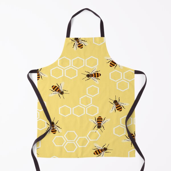 Artikelvorschau, Bienen Honig Gelber Hintergrund entworfen und verkauft von RaianasHome.
