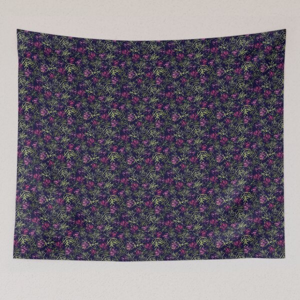 Item preview, Grevillea Pink on Navy designed and sold by Redhillcreative.