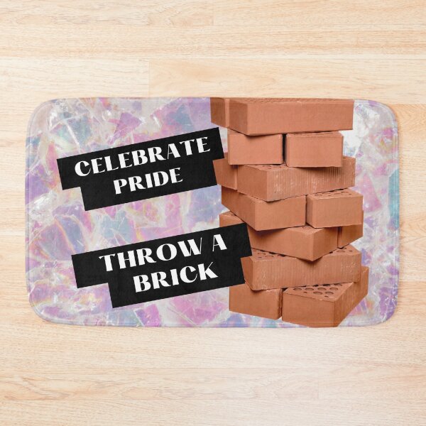 Item preview, Celebrate Pride, Throw a Brick [Clean Version] designed and sold by StabbyCat.