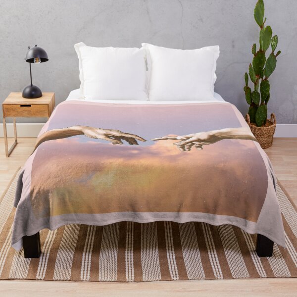 Item preview, Michelangelo’s The Creation of Adam Sunset Cloud Aesthetic designed and sold by ind3finite.