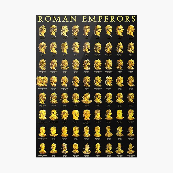 Item preview, Roman Emperors Poster designed and sold by SerafinaKGorska.