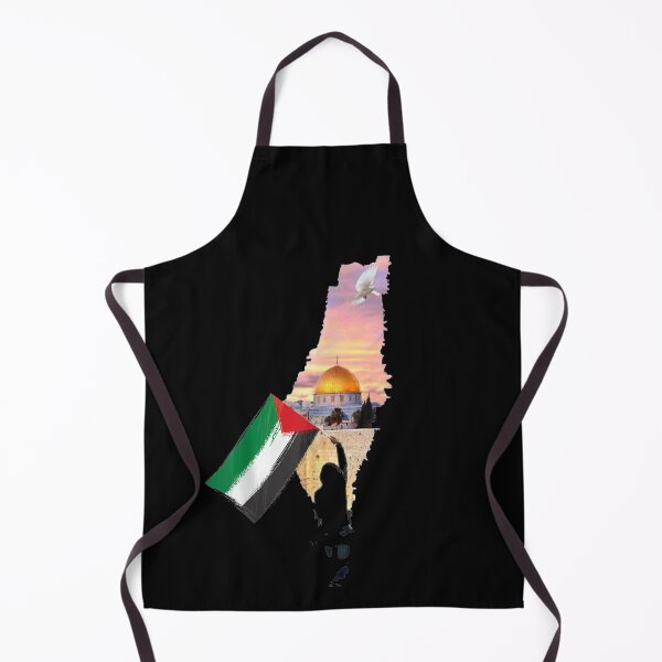 Item preview, Boy Hold Palestine Flag Palestinians Map Jerusalem's City designed and sold by musgroveart.