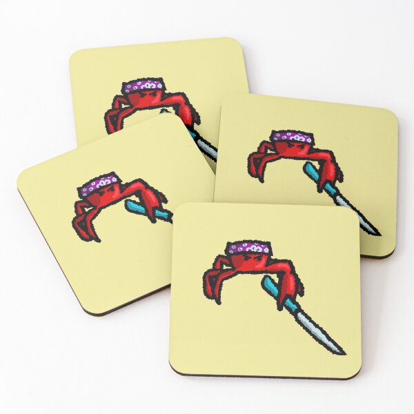 Item preview, Crab with a knife designed and sold by Luna Carrilho.