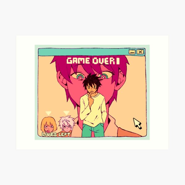 game over L Art Print