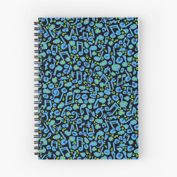 Item preview, Wild Notes Black Green designed and sold by Redhillcreative.