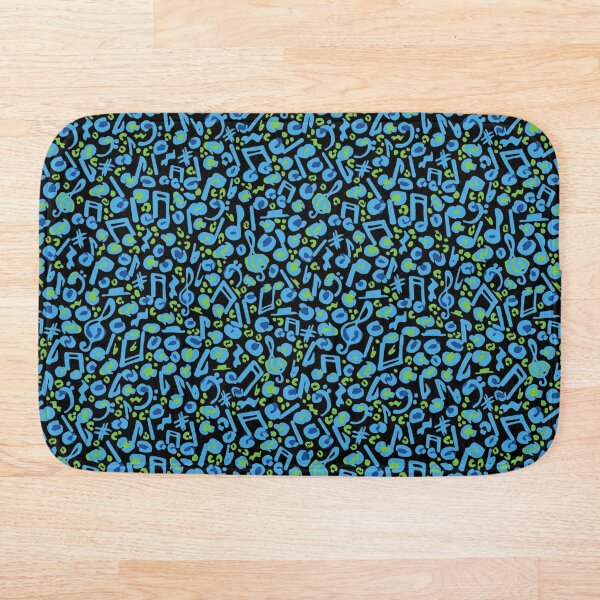 Item preview, Notas silvestres negro verde designed and sold by Redhillcreative.