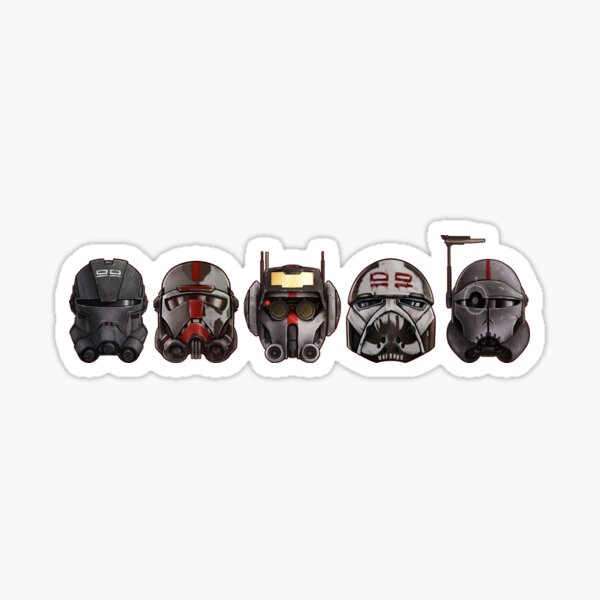 Bad Batch Lineup - Now With Echo Sticker