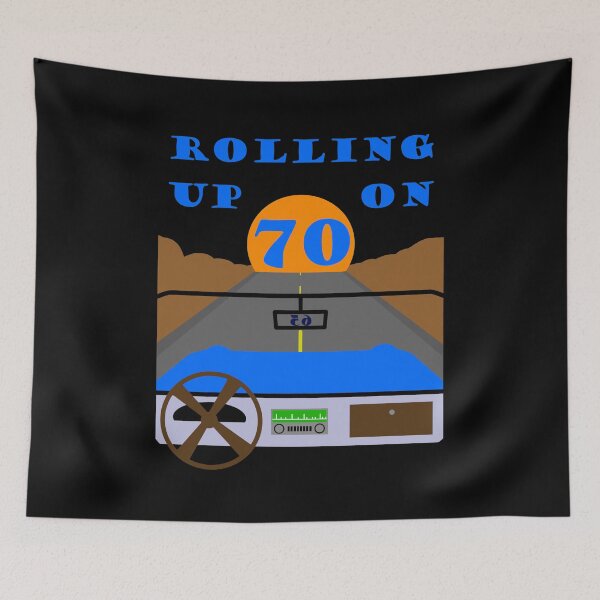 Item preview, Rolling Up On 70 funny getting older design designed and sold by mrtraz.