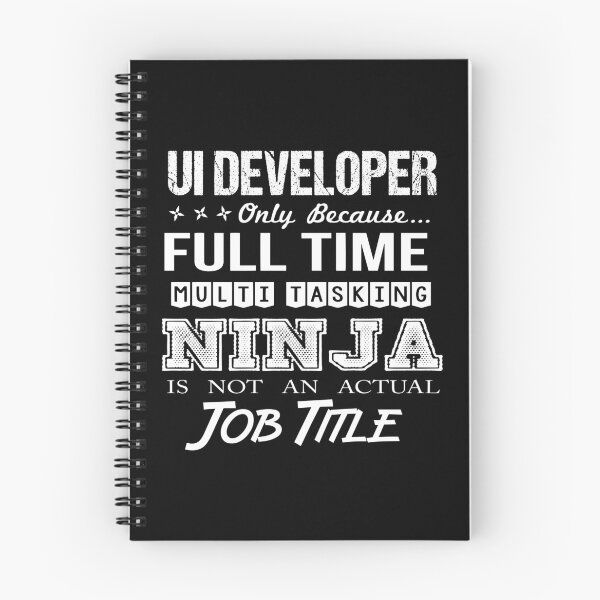 Item preview, Ui Developer T Shirt - Multitasking Ninja Job Gift Item Tee designed and sold by allahamher.
