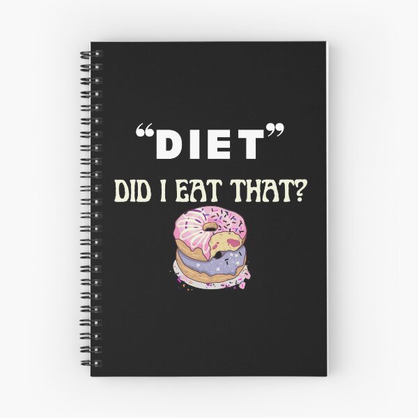 Item preview, Did I eat that? DIET funny food quote  designed and sold by Tanya Mihe.