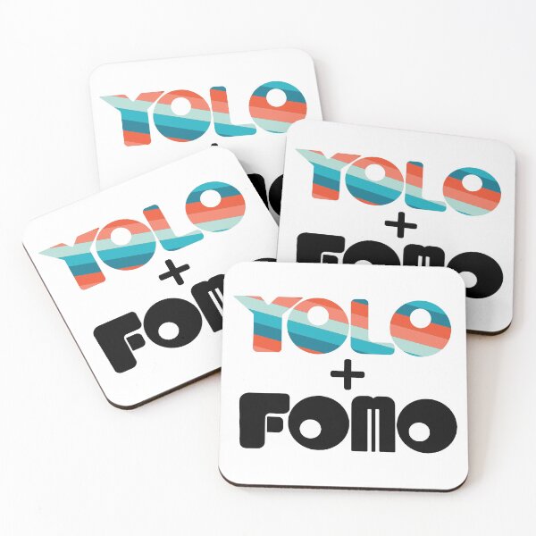 Item preview, YOLO + FOMO Rainbow designed and sold by HouseOfBert.