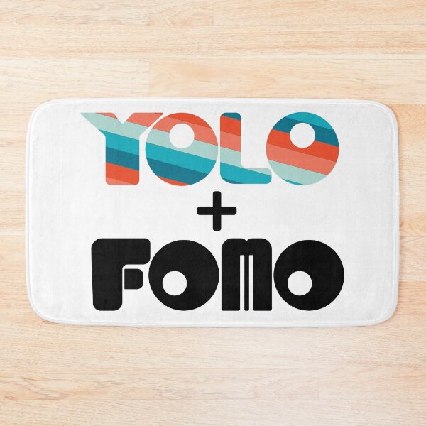 Item preview, YOLO + FOMO Rainbow designed and sold by HouseOfBert.