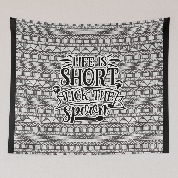 Item preview, Life is Short lick the spoon designed and sold by VichallanStudio.