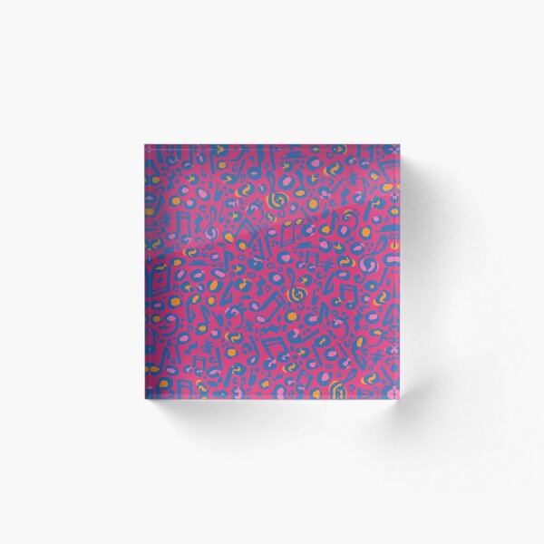 Item preview, Wild Notes Pink Blue designed and sold by Redhillcreative.