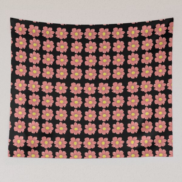 Item preview, Pink flower pattern designed and sold by Pea Fitness.