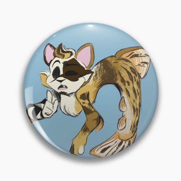 Item preview, Stone Loach Bucket Cat designed and sold by SkimblyBubble.