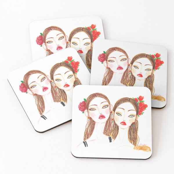 Item preview, Beautiful flowers and girls. designed and sold by studio-bibianna.
