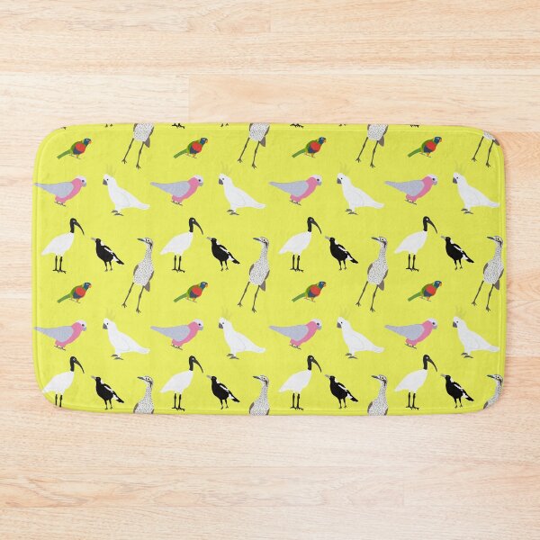 Item preview, Birds of Australia Pattern - Yellow designed and sold by Digitaldingo.