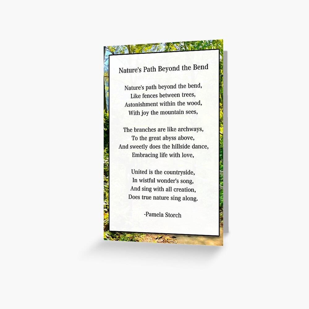 Nature'S Path Beyond The Bend Poem
