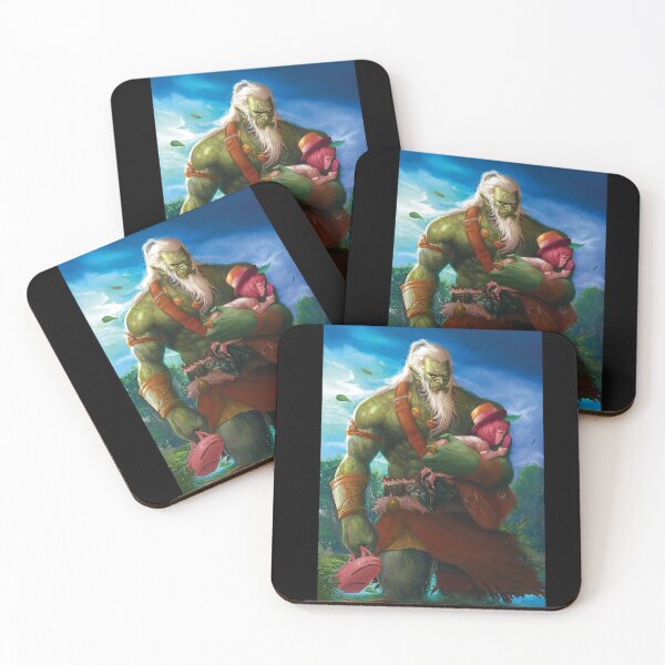 Item preview, digital art - Old orc and little girl. designed and sold by holyjoshartwork.