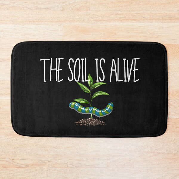 Item preview, The Soil Is Alive Colorful Worm Design designed and sold by EarthArtDesigns.