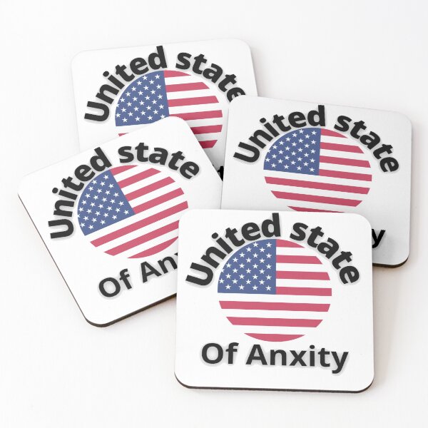 Item preview, United state of anxity design  designed and sold by UrbanBubules.