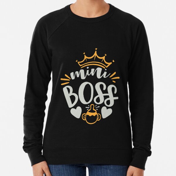Mini boss top sweatshirt