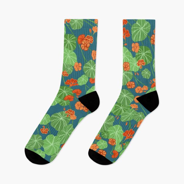 Item preview, Nasturtium Fabric Design  designed and sold by Krystal  Thomas.