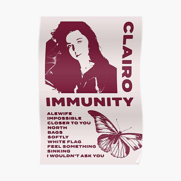 Clairo Immunity Poster
