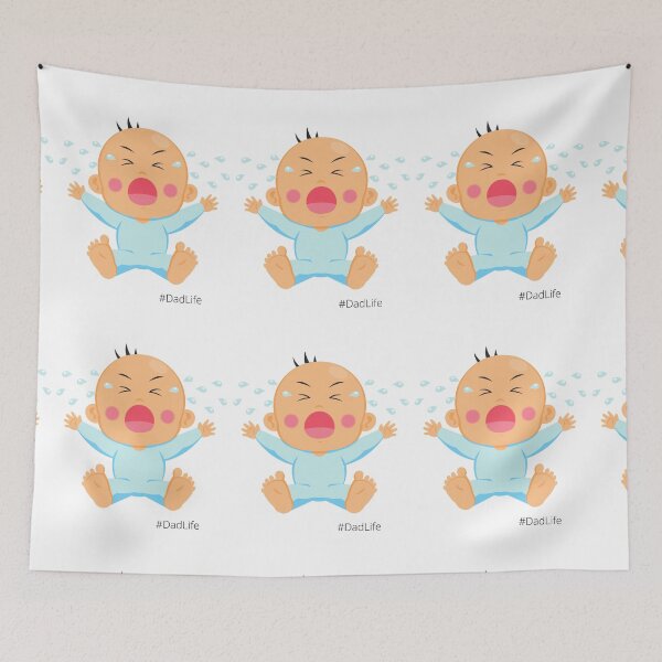 Item preview, Screaming Babies Dad Life #FathersDay2021 designed and sold by GeoTeasters.