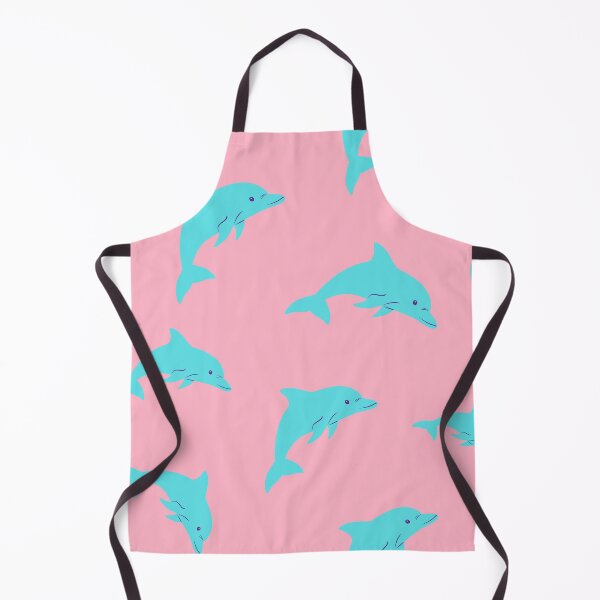 Item preview, Bubblegum Pink Blue Dolphins designed and sold by LaurensFortune.