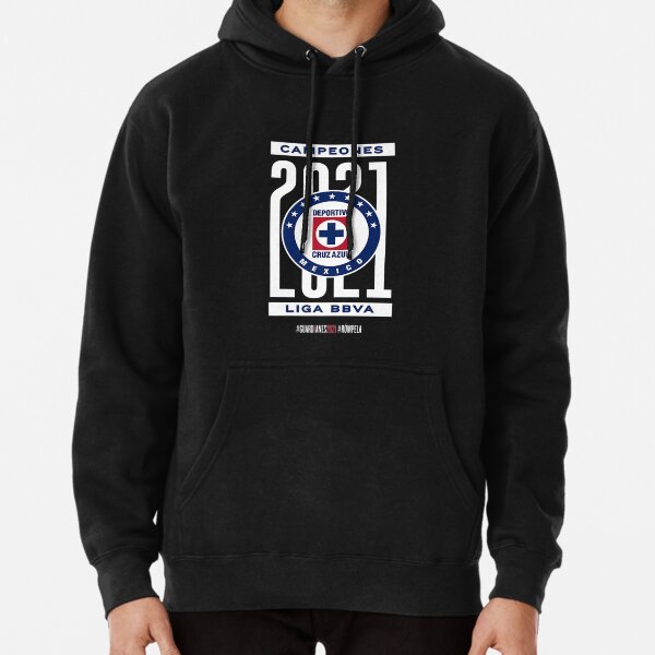 Hooded Sweatshirt for Kids Cruz Azul Mexican League Soccer Polyester Hoodie for Boys Soccer Lover Fan Gift Hoodies