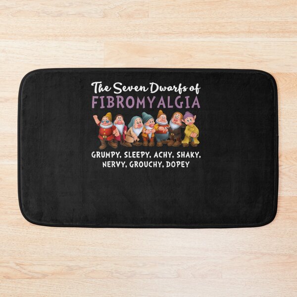 Item preview, The Seven Dwarfs of Fibromyalgia Gift for Fibro Warrior T-Shirt designed and sold by Connect-Sparkta.