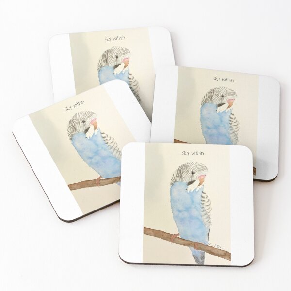 Item preview, Blue (Sky within) Budgie  designed and sold by W Strauss.