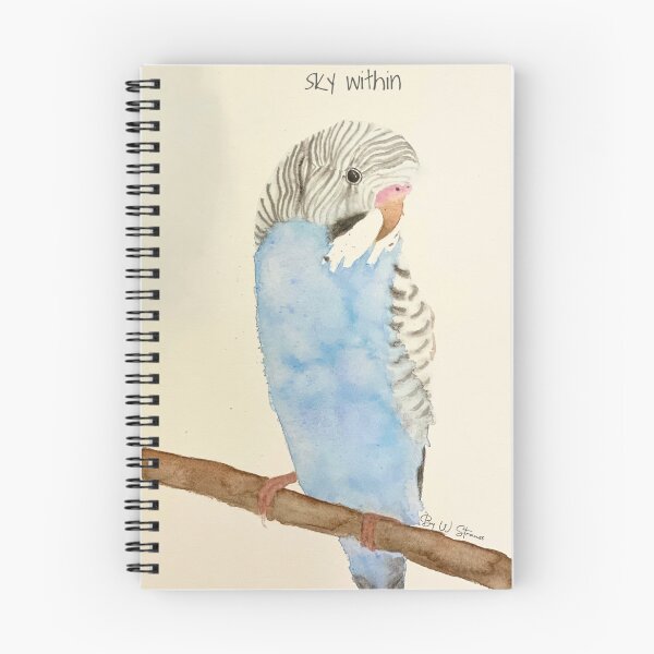 Item preview, Blue (Sky within) Budgie  designed and sold by W Strauss.