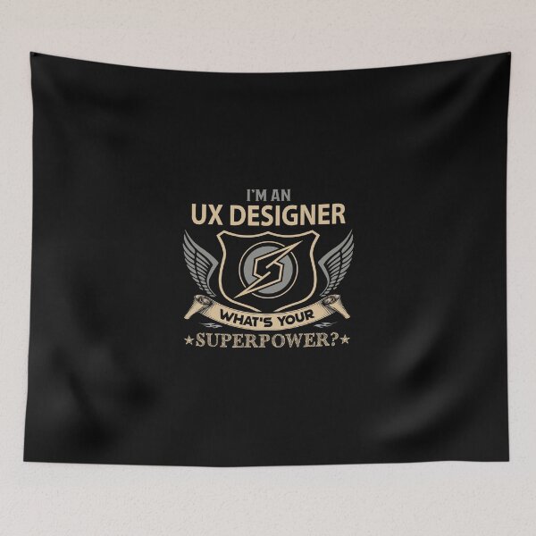 Artikelvorschau, Ux Designer T-Shirt - Superpower Job Geschenkartikel Tee entworfen und verkauft von llcockroge.