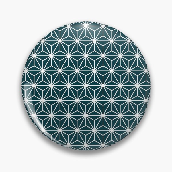 Item preview, Beetle Wing Green White Asanoha - Japanese Traditional Pattern designed and sold by KinitaDesign.