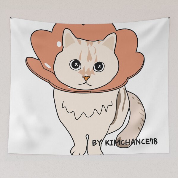 Item preview, cute cat print design korea. designed and sold by dadamda.