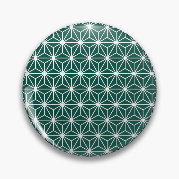 Item preview, Blue Green White Asanoha - Japanese Traditional Pattern designed and sold by KinitaDesign.