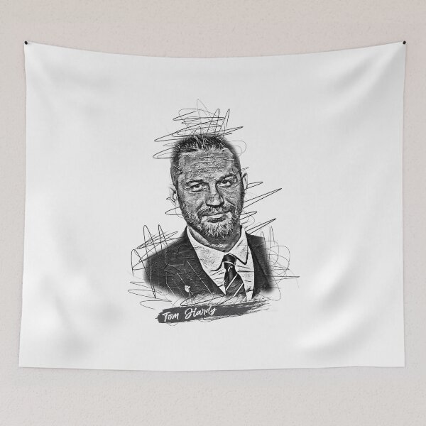 Item preview, Tom Hardy Abstract Sketch Art, Tom Hardy, Tom Hardy Fan Art designed and sold by graphic-genie.