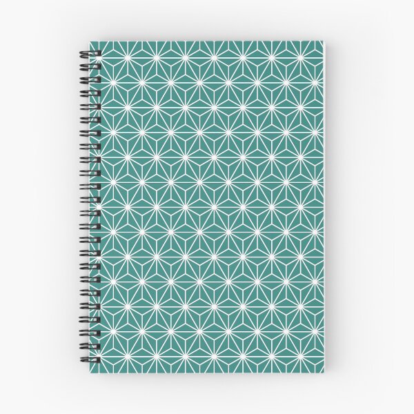 Item preview, Celadon Green White Asanoha - Japanese Traditional Pattern designed and sold by KinitaDesign.