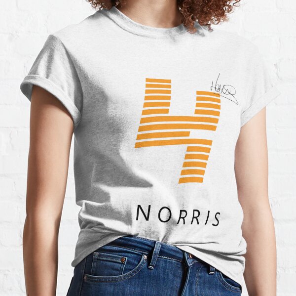 F1 Lando Norris Shirt Design (White) Classic T-Shirt