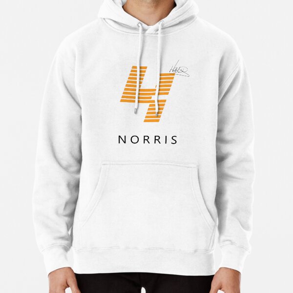 Lando Norris Graphic - White Pullover Hoodie