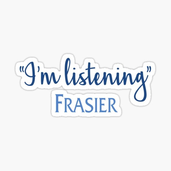 Aperçu de l'œuvre Frasier - j'écoute créée et vendue par doodle189.