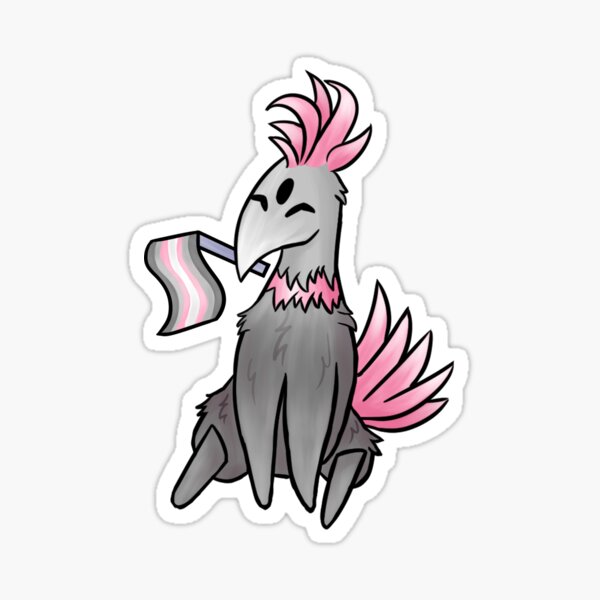 Picken with Demigirl Pride Flag Sticker