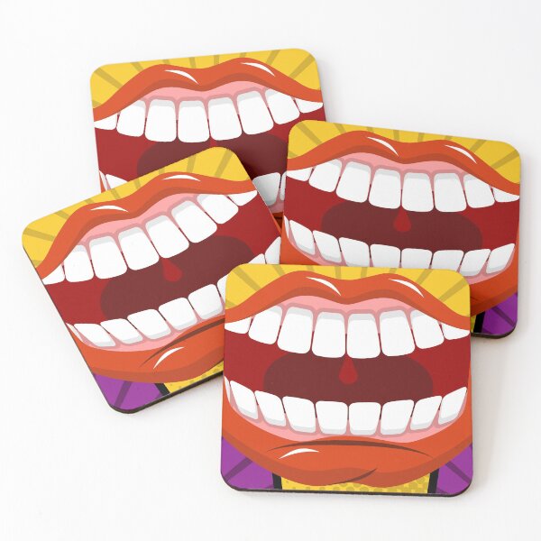 Item preview, mouth mask, covid mask, corona mask,funny mask,red mouth designed and sold by Say-Hello.