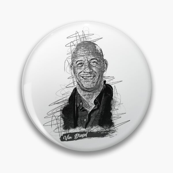 Item preview, Vin Diesel Abstract Sketch Art, Vin Diesel, Vin Diesel Fan art designed and sold by graphic-genie.