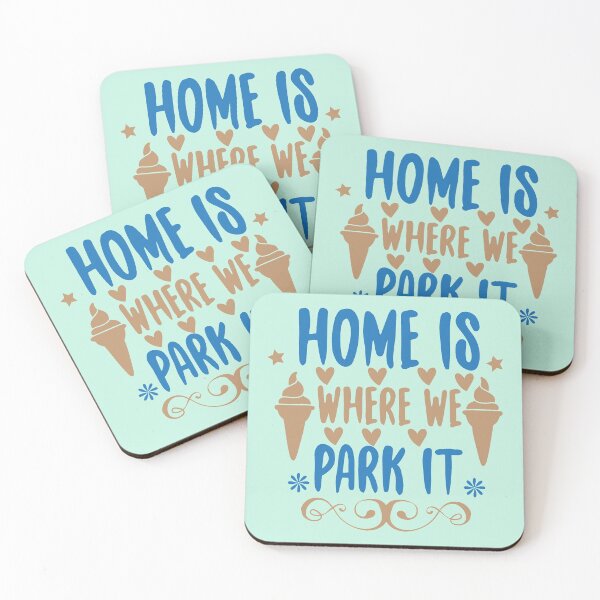 Item preview, HOME IS WHERE WE PARK IT designed and sold by Remorem.